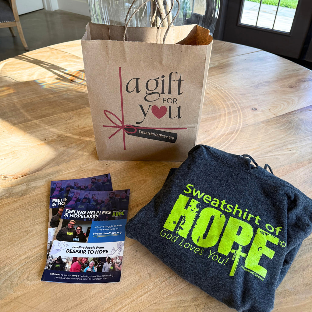 Love Your Neighbor Hoodie Gift Bag