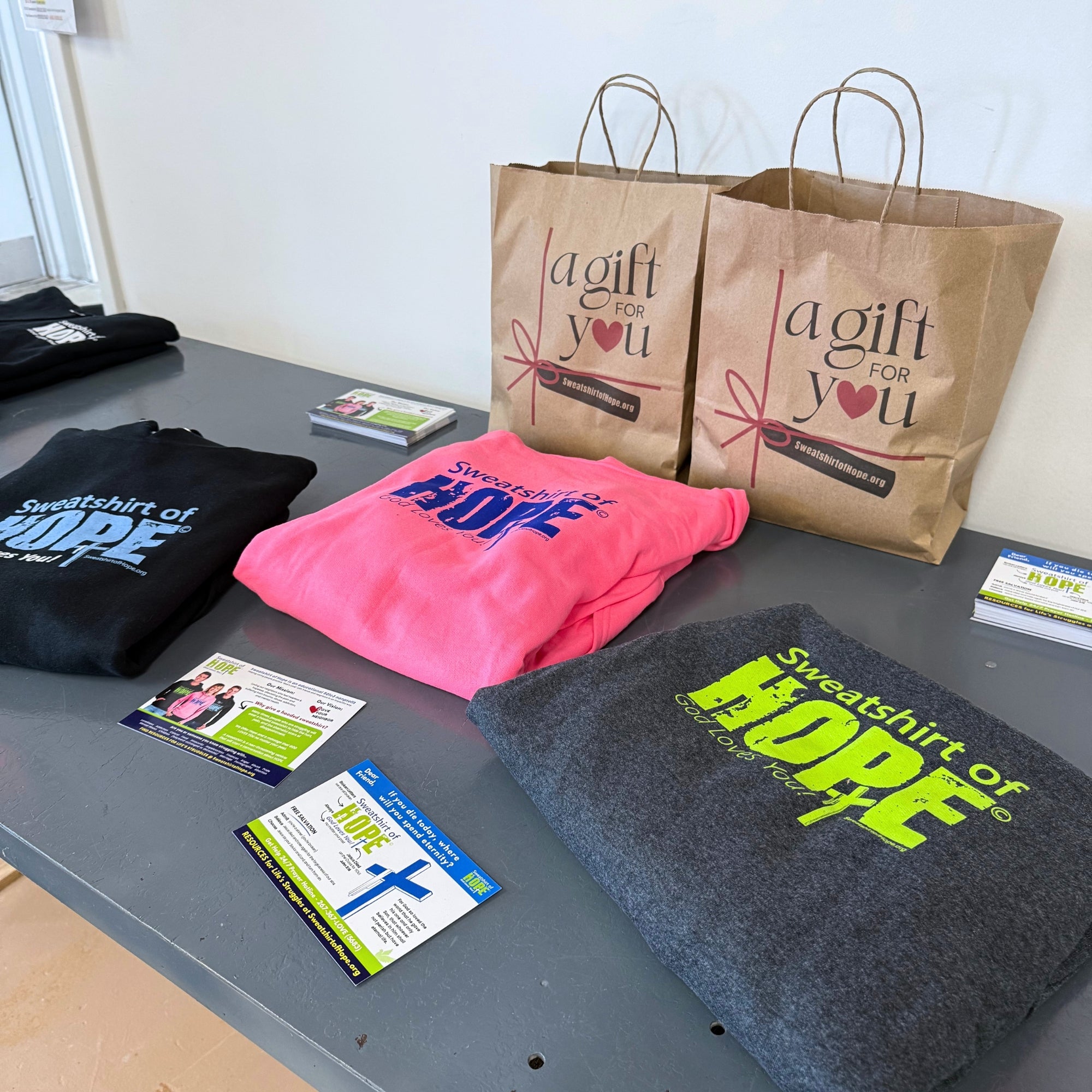Love Your Neighbor Hoodie Gift Bag