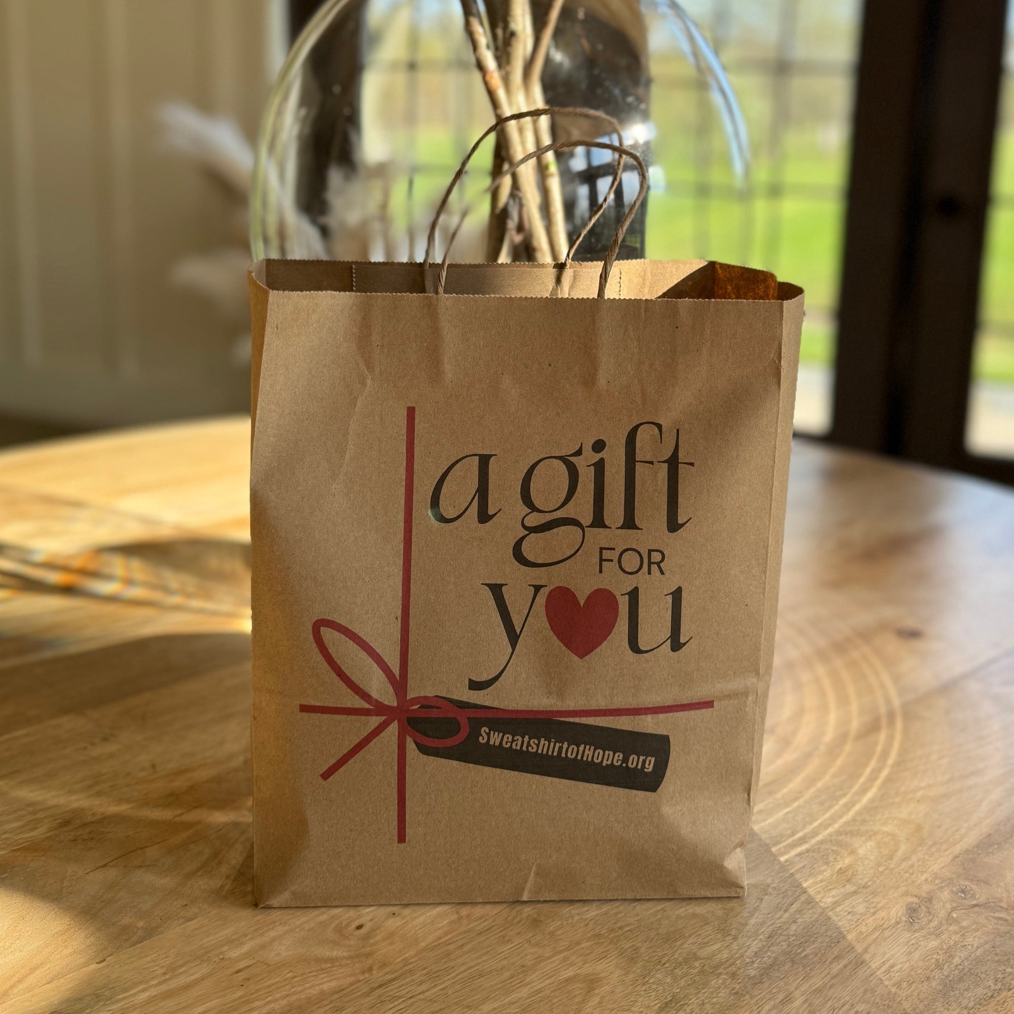Love Your Neighbor Hoodie Gift Bag