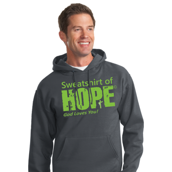 Sweatshirt of Hope Black Heather Hoodie