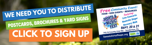 Distribute Postcards and yard signs