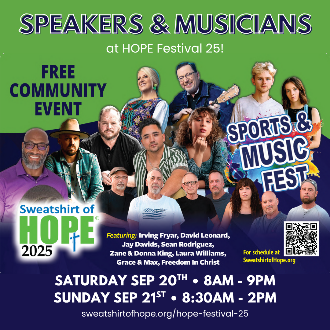 SOH Hope Festival 25 Speakers and Mucisians