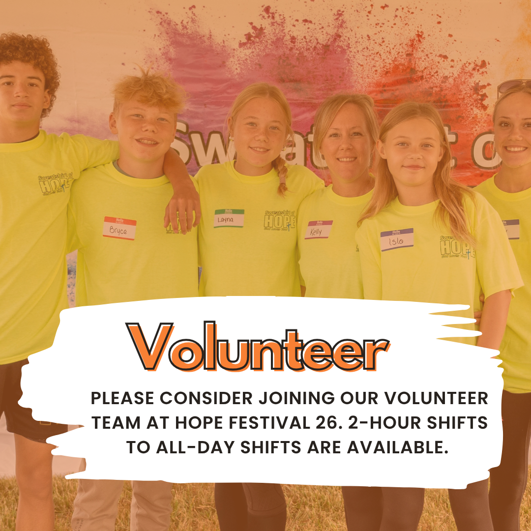 Volunteer at Hope Festival 26